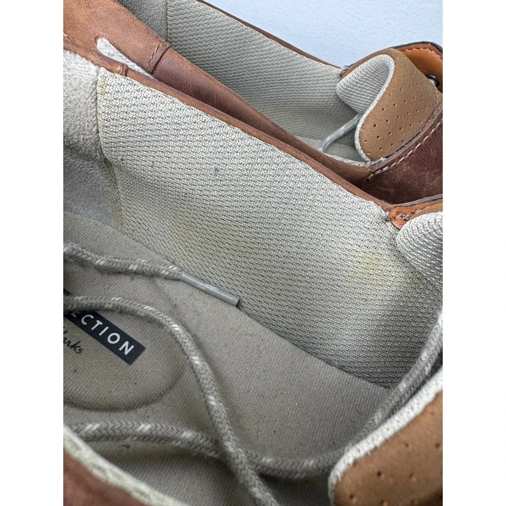 Clarks Collection Cotrell Step Brown Leather Boat Shoes Mens 12 M 261331637110